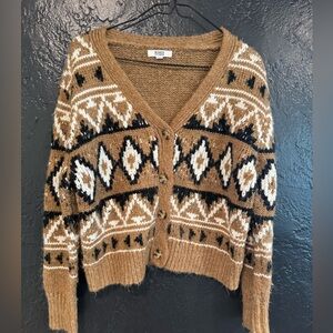 SZ S - BB DAKOTA BY STEVE MADDEN CARDIGAN SWEATER